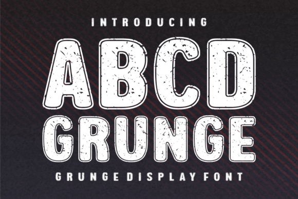 Abcd Grunge: The Font That Blends Vintage Charm with Raw Edge