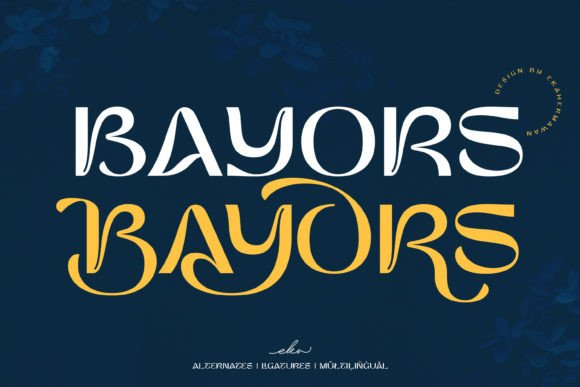 Bayors: The Display Font for Bold, Unforgettable Branding