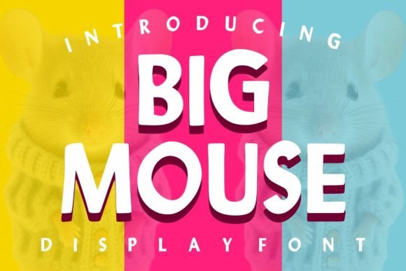 Big Mouse: A Joyful Display Font for Every Creative Project