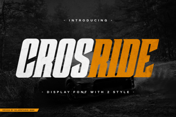 Crosride: The Display Typeface for High-Octane Visuals