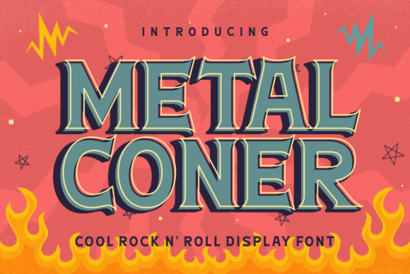 Metal Coner: The Font That Screams Rock 'n' Roll Attitude