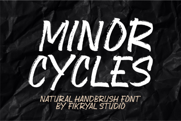 Minor Cycles: The Handbrush Font That Feels Like Art