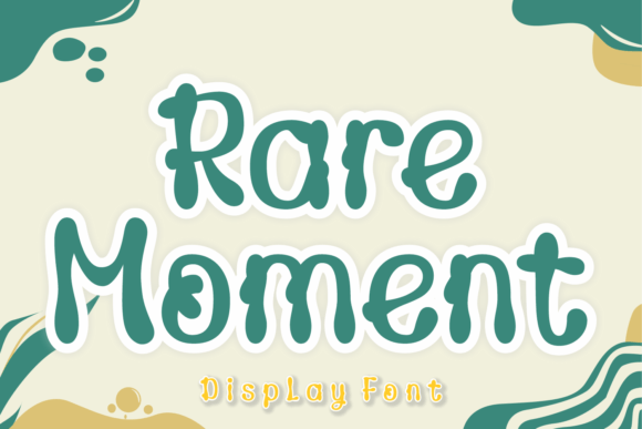 Rare Moment: A Display Font That Brings Personality to Your Projects