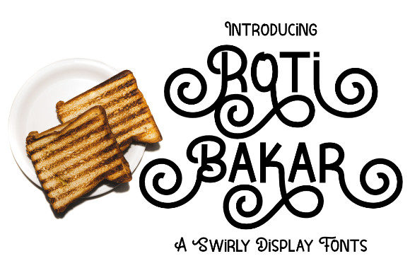 Roti Bakar: A Whimsical Font for Creative Projects