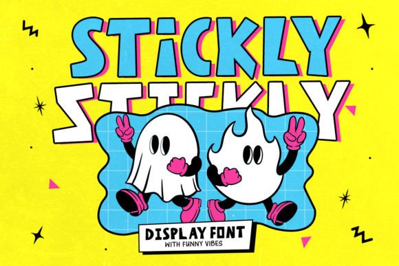 Stickly: The Quirky Display Font with Big Personality