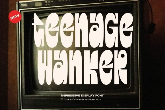 Teenage Wanker: A Display Serif with Retro Soul