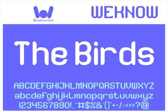 The Birds: A Display Font Where Elegance Meets Whimsy