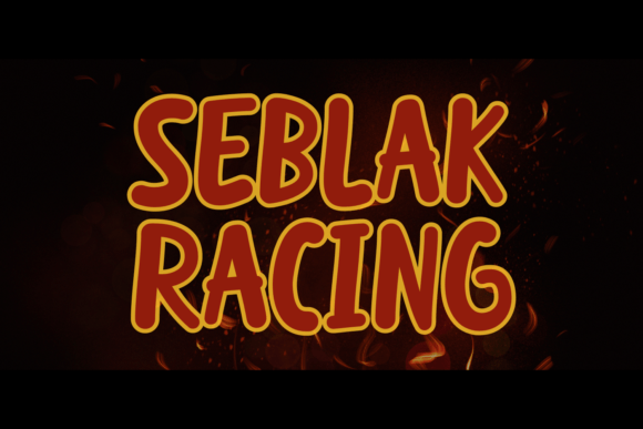 Unleash Bold Energy with the Seblak Racing Typeface