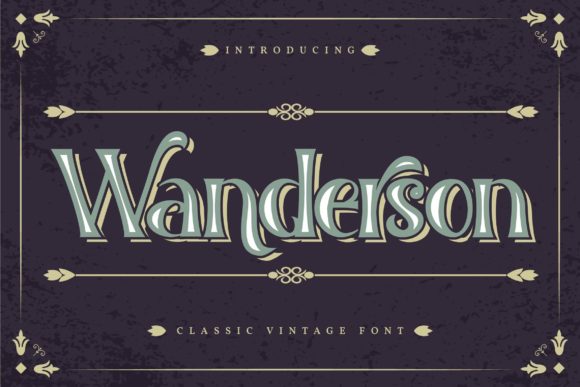 Wanderson: The Bold Display Typeface That Commands Attention